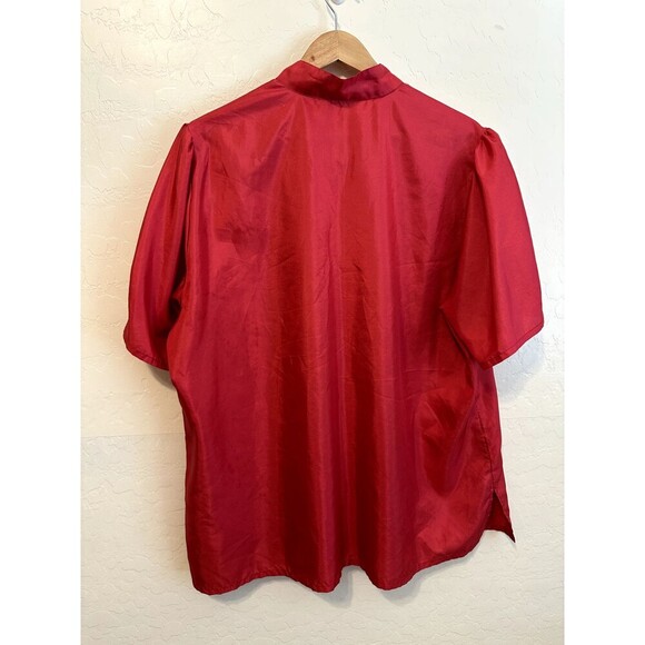 Vintage Lady Shapely Womans Red Pajama Top Size 40 Valentines Romantic Vampire - Picture 13 of 15